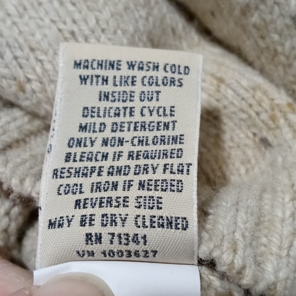 L.L.Bean sweater wool blends large - Picture 7 of 8